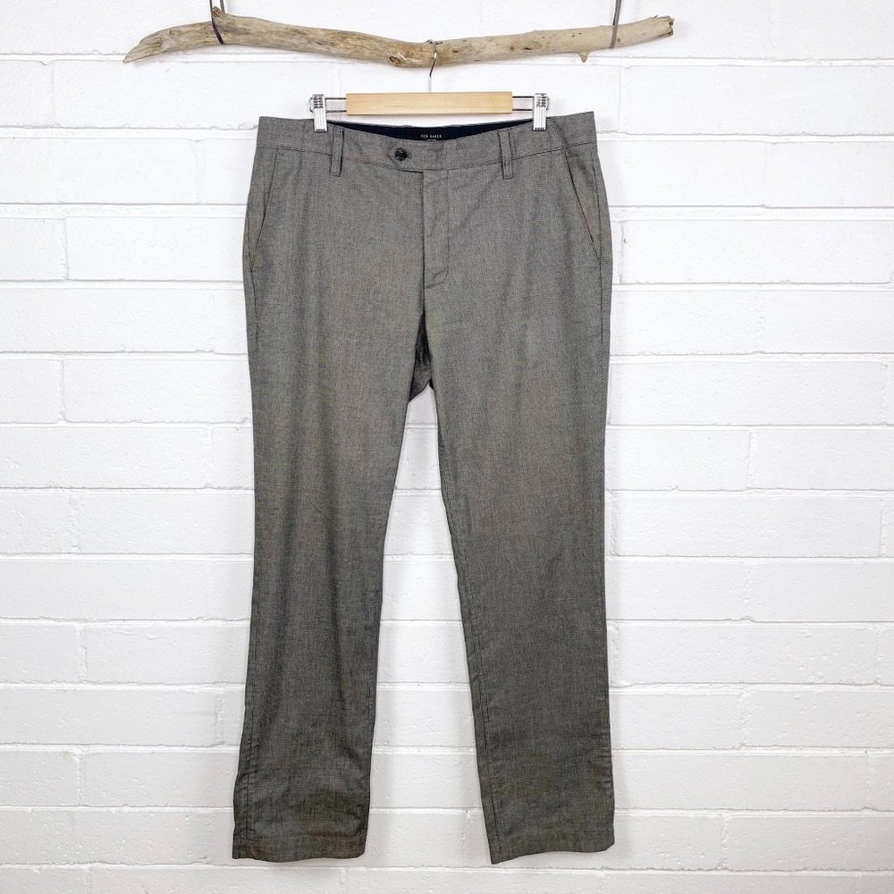 Ted Baker London Slim Fit Textured Trousers 36x31